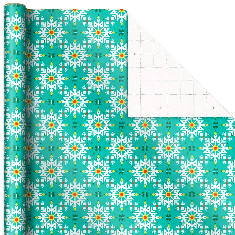 Hallmark Festive And Fun 3-Pack Multicolored Wrapping Paper, 120 Sq. Ft. - Image 6