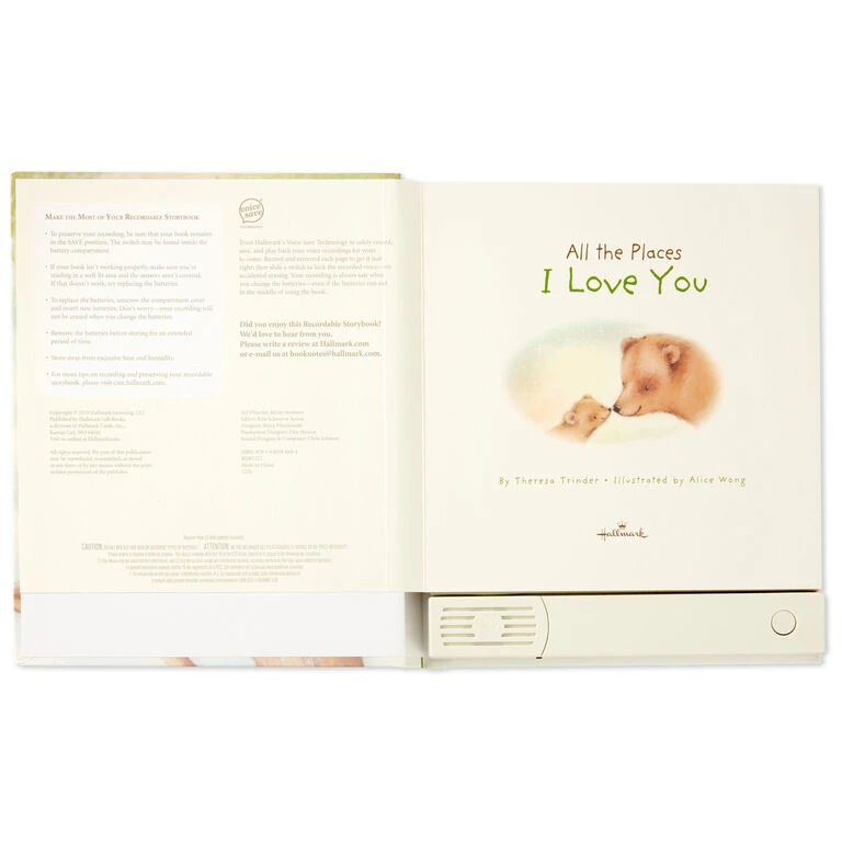 Hallmark All The Places I Love You Recordable Storybook With Music - Image 3