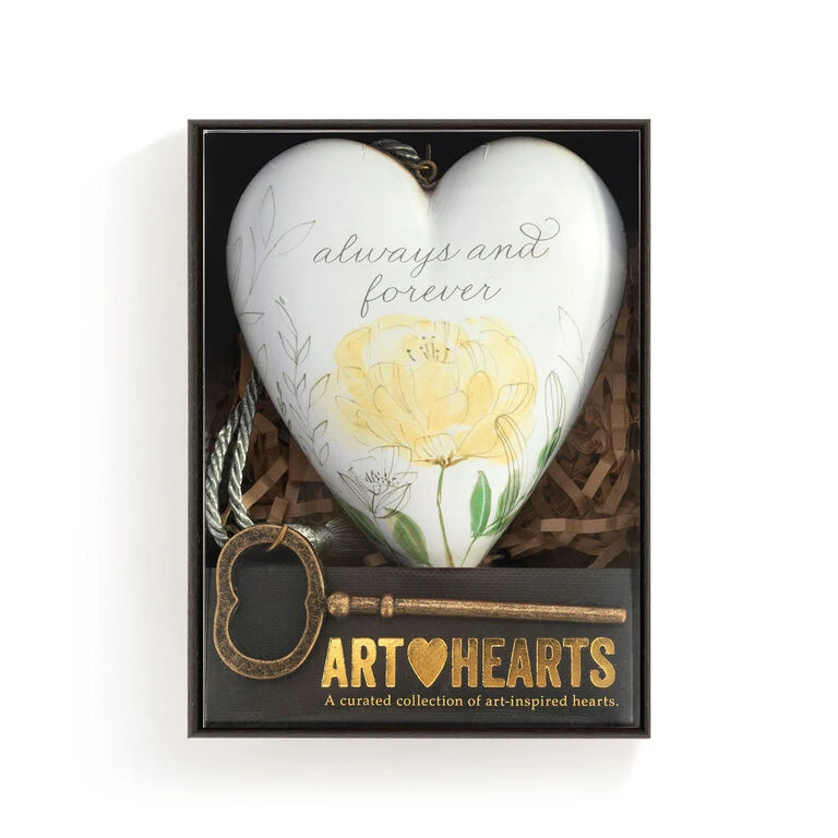 Demdaco Always & Forever Art Heart With Key Stand - Image 4