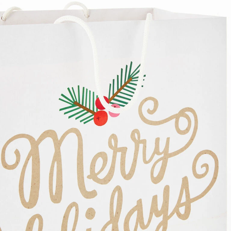 Hallmark Assorted Holiday Merry 8-Pack Small, Medium And Large Christmas Gift Bags - Image 4