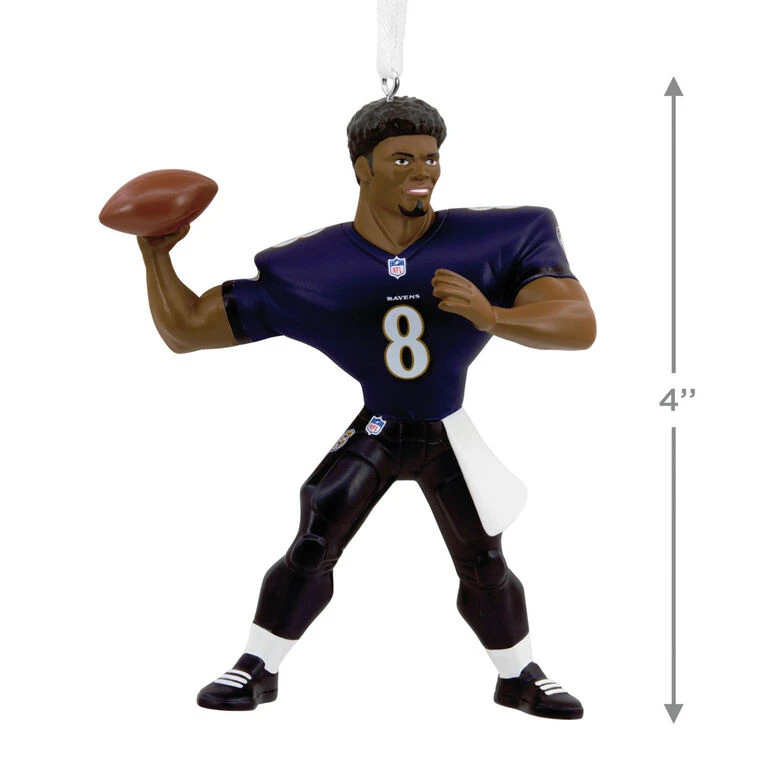 NFL Baltimore Ravens Lamar Jackson Hallmark Ornament - Image 3