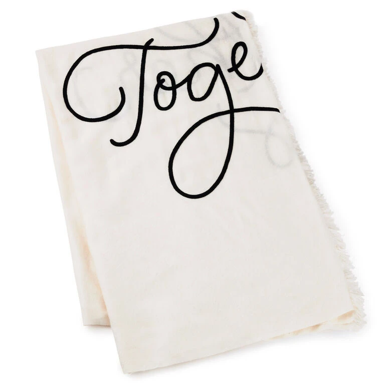 Hallmark Better Together Embroidered Throw Blanket, 80x60 - Image 2