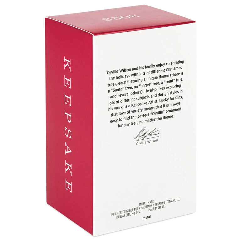 Hallmark Indian Motorcycle® Scout Bobber 2023 Metal Ornament - Image 5