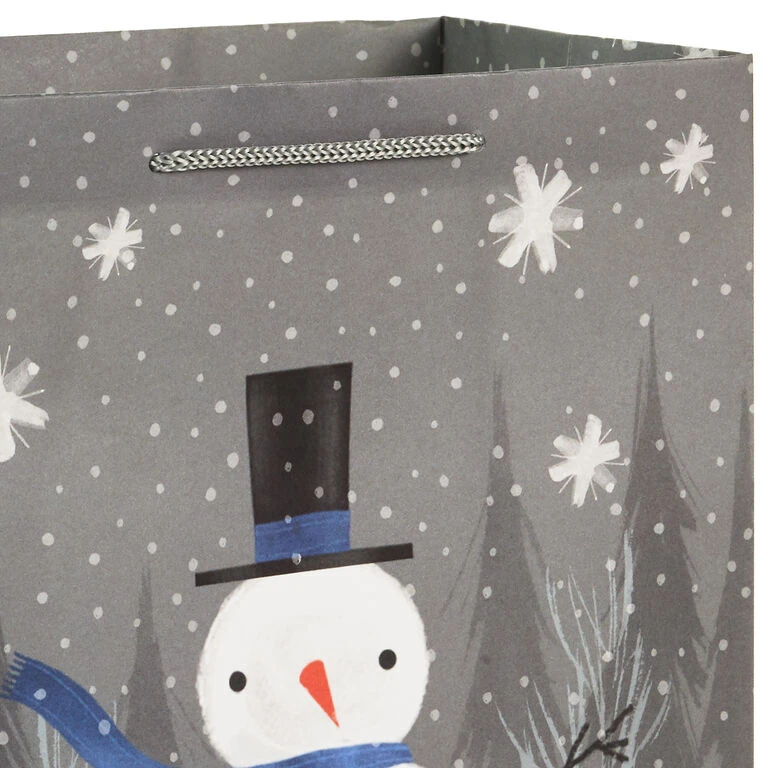 Hallmark Bulk Blue And Gray 18-Pack Holiday Gift Bags, Assorted Sizes And Designs - Image 6