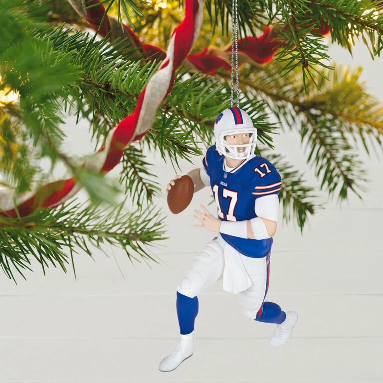 Hallmark NFL Buffalo Bills Josh Allen Football Legends Ornament - Image 2