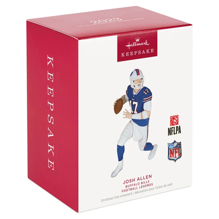 Hallmark NFL Buffalo Bills Josh Allen Football Legends Ornament - Image 4