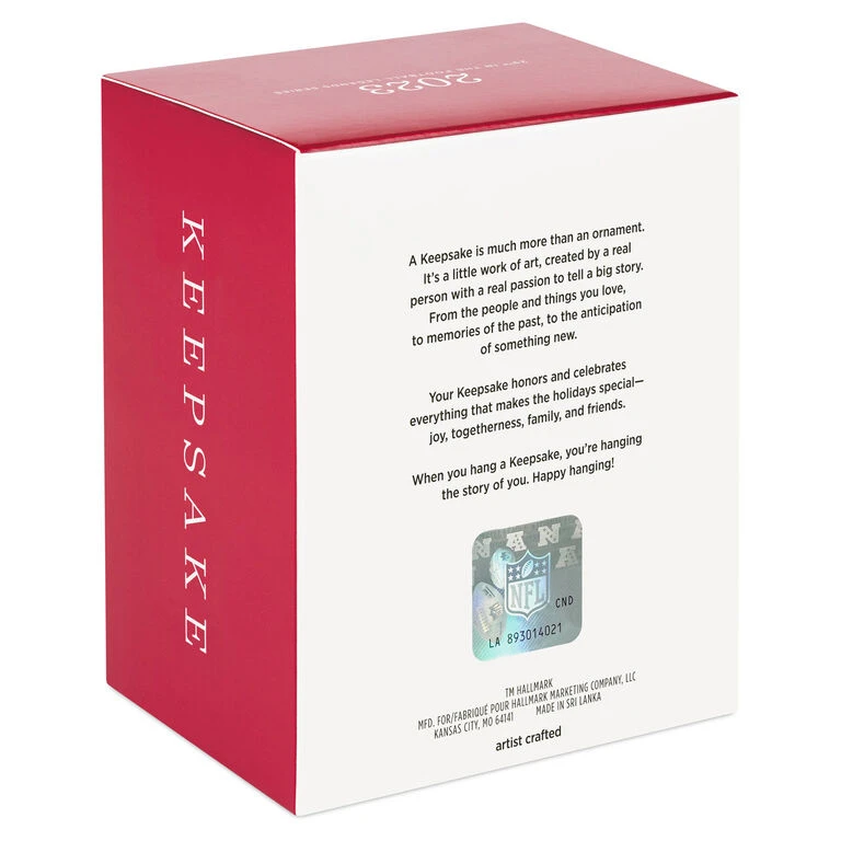 Hallmark NFL Buffalo Bills Josh Allen Football Legends Ornament - Image 5