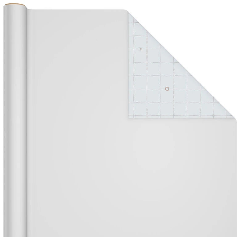 Hallmark Bulk Kraft Paper And White 2-Pack Wrapping Paper, 160 Sq. Ft. Total - Image 5
