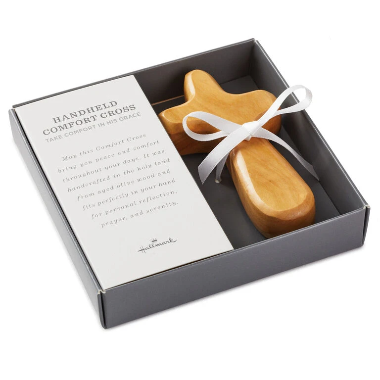 Hallmark Comfort Holy Land Wood Cross - Image 2