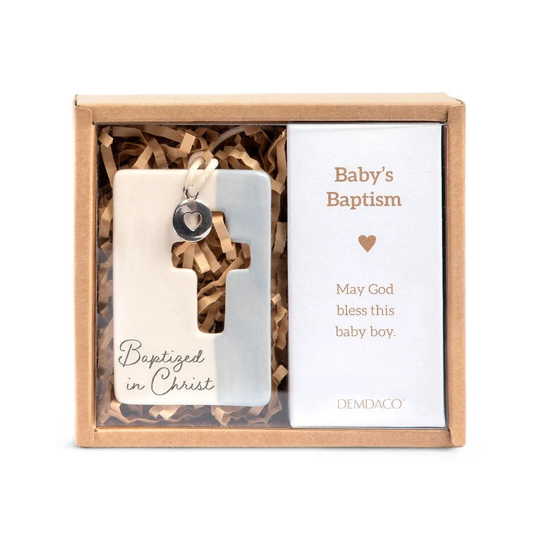 Demdaco Blue Baptism Token - Image 2