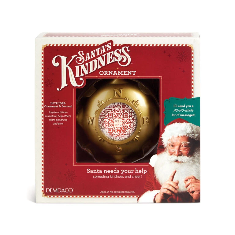 Demdaco Santa's Kindness Ornament And Journal, Set Of 2 - Image 2