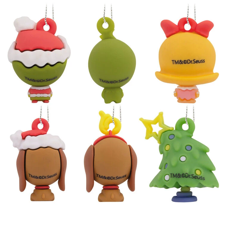 Mini Dr. Seuss's How The Grinch Stole Christmas!™ Shatterproof Hallmark Ornaments, Set Of 6 - Image 5