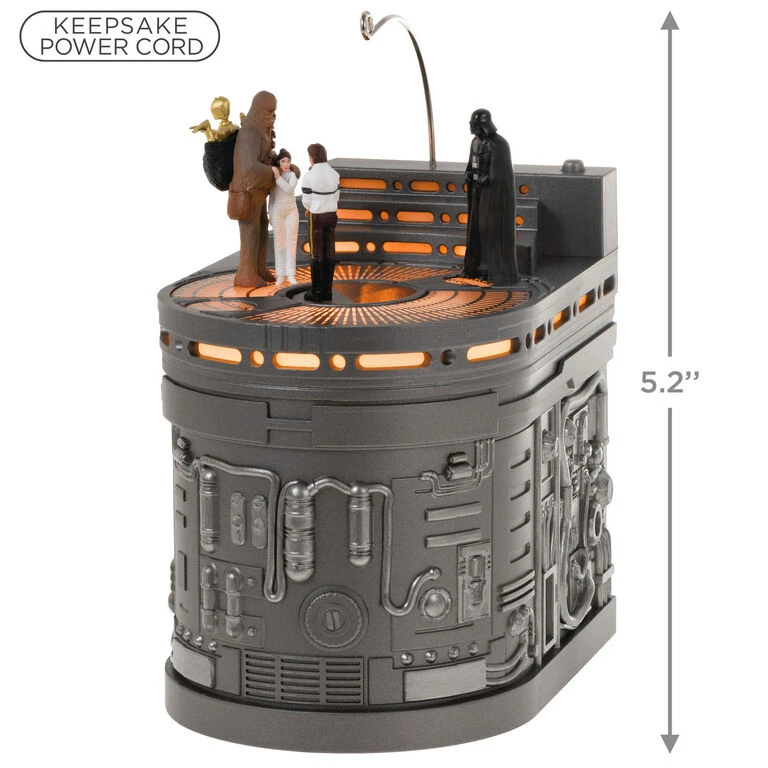 Hallmark Star Wars: The Empire Strikes Back™ Into The Carbon-Freezing™ Chamber Ornament With Light, Sound And Motion - Image 3
