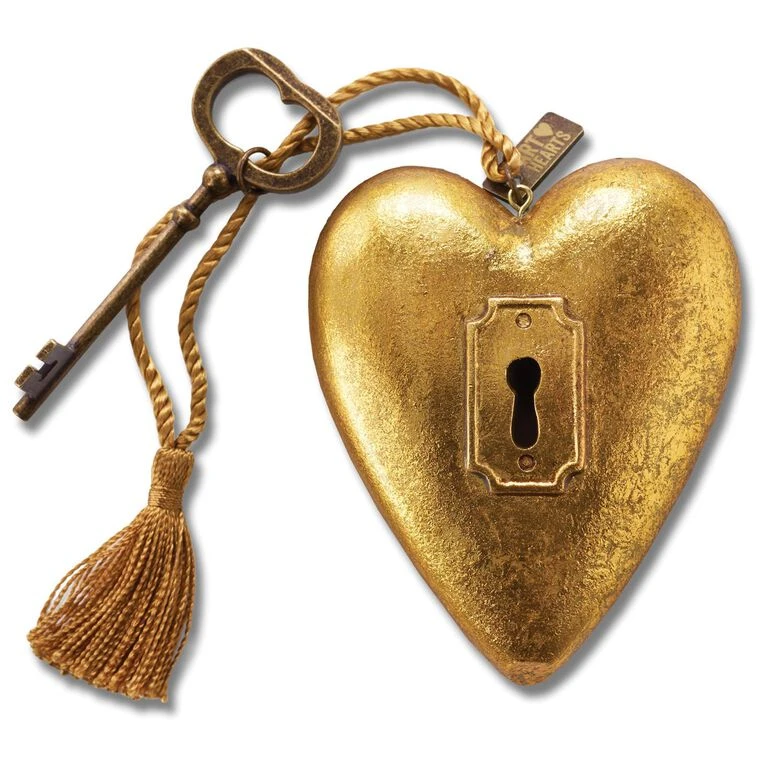 50 Years Of Love Art Heart Sculpture, 4" - Image 3