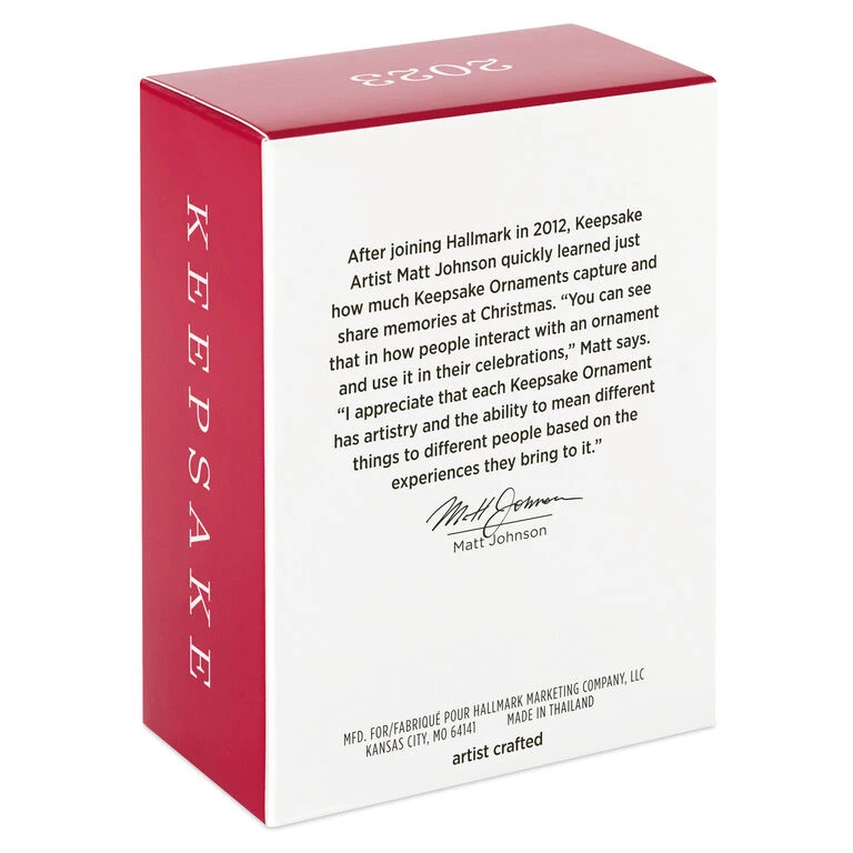 Hallmark Grandson Christmas Sweater 2023 Ornament - Image 5