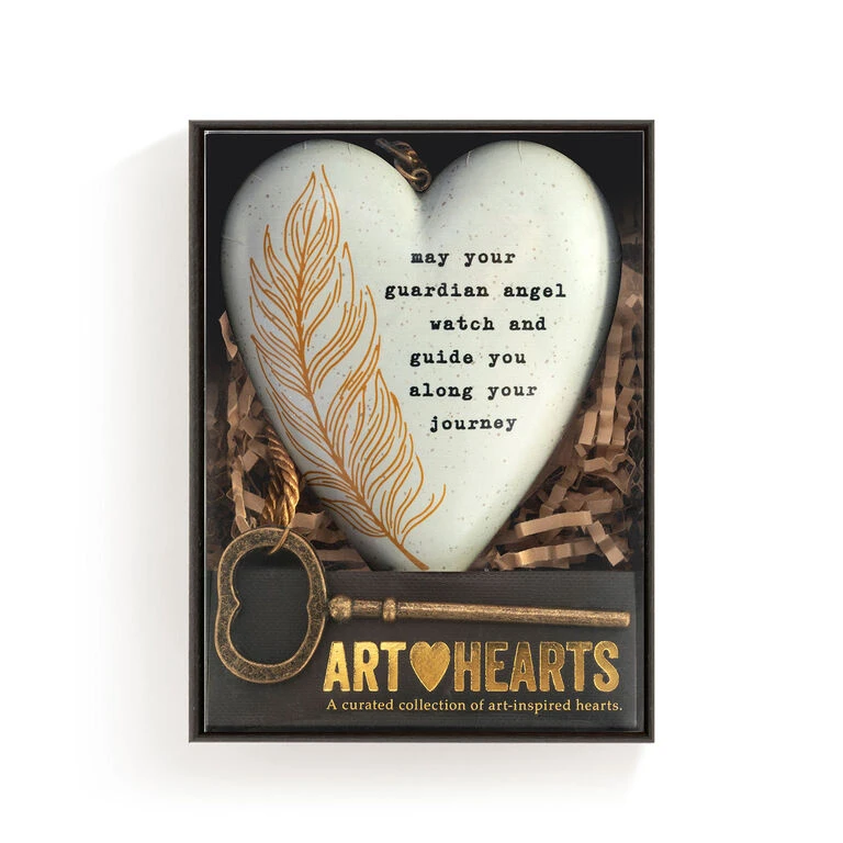 Demdaco Guardian Angel Art Heart With Key Stand - Image 4