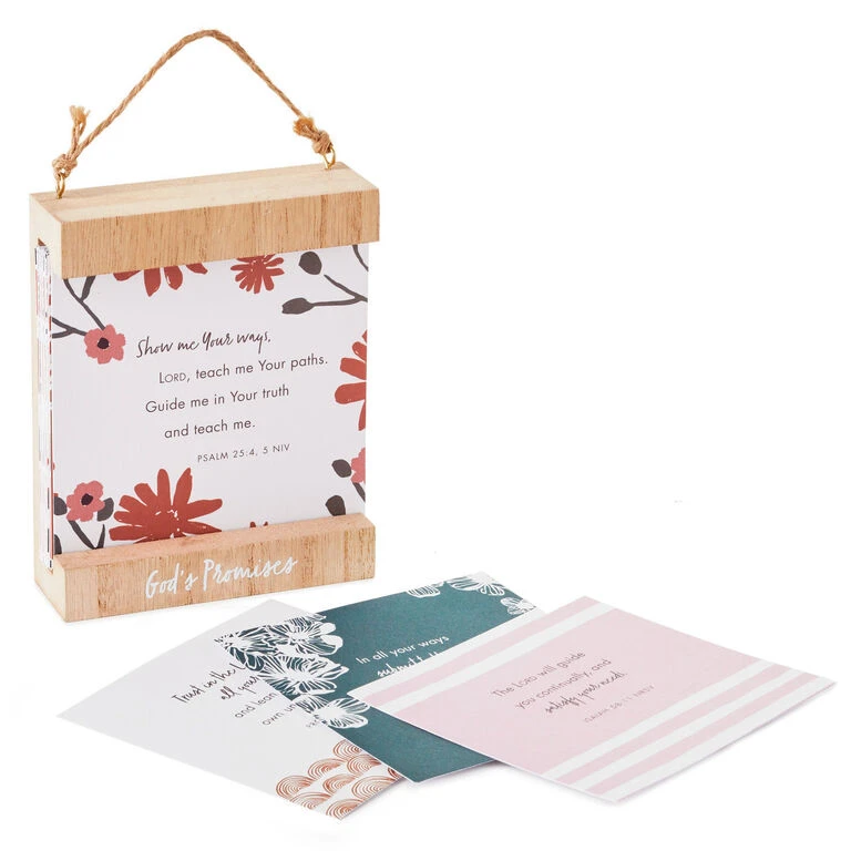 Hallmark God's Promises Changeable Hanging Quote Sign, 4x5 - Image 2