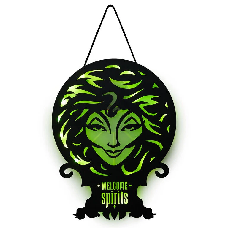 Hallmark Disney The Haunted Mansion Madam Leota Lighted Hanging Sign, 11x16 - Image 2
