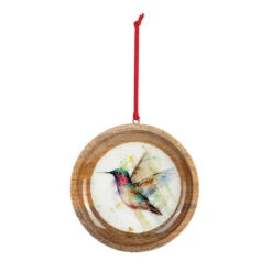 Hummingbird Wood Ornament