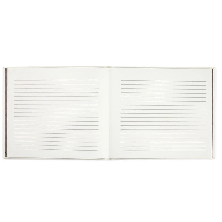 Hallmark Ivory Botanical Pattern Guest Book - Image 3