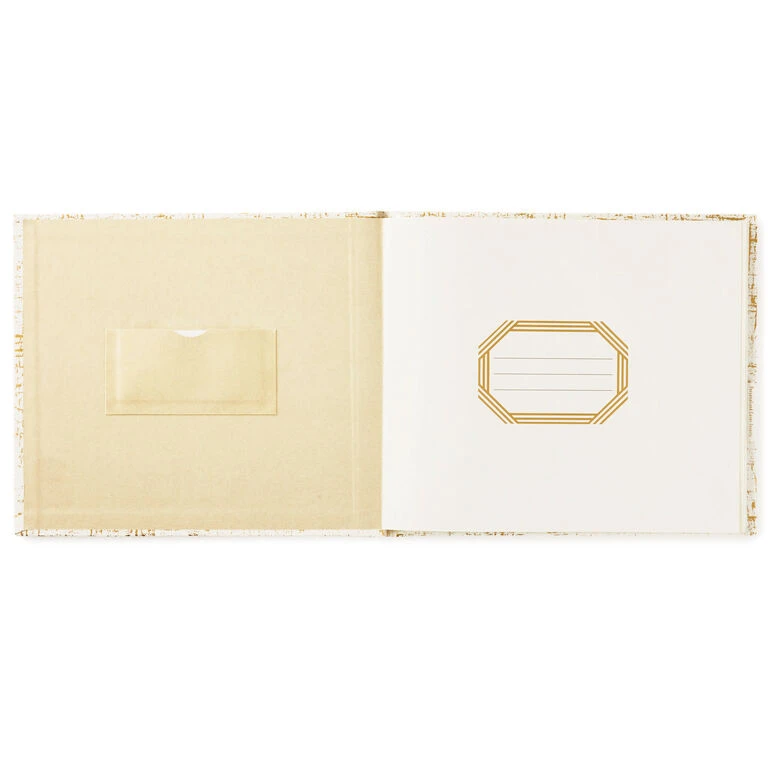 Hallmark Ivory And Gold Guest Book - Image 3