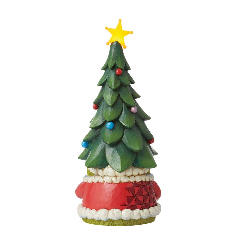 Enesco Jim Shore Dr. Seuss Grinch Gnome With Tree Hat Figurine, 9.84" - Image 2