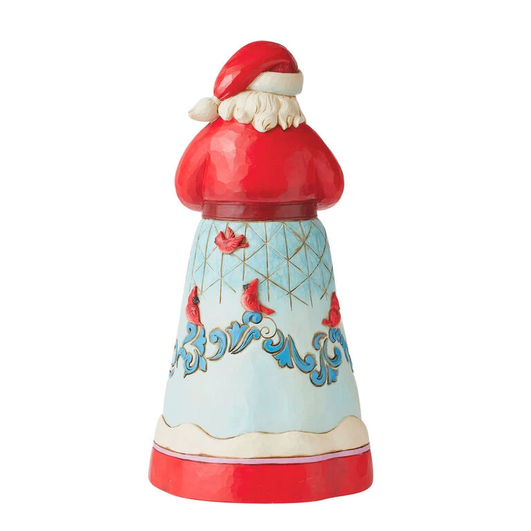 Enesco Jim Shore Santa And Cardinals Figurine, 7.8" - Image 2