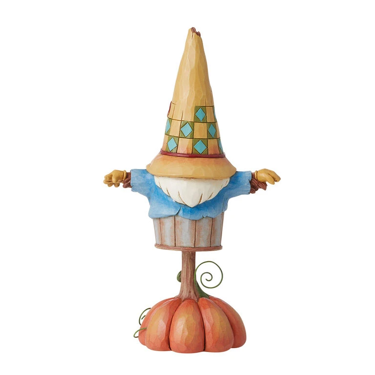 Enesco Jim Shore Harvest Scarecrow Gnome Figurine, 8.25" - Image 2