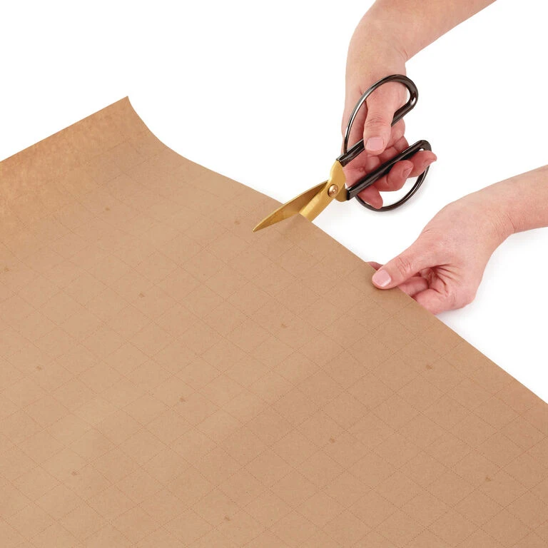 Hallmark Kraft Assorted 4-Pack Christmas Wrapping Paper, 88 Sq. Ft. - Image 7