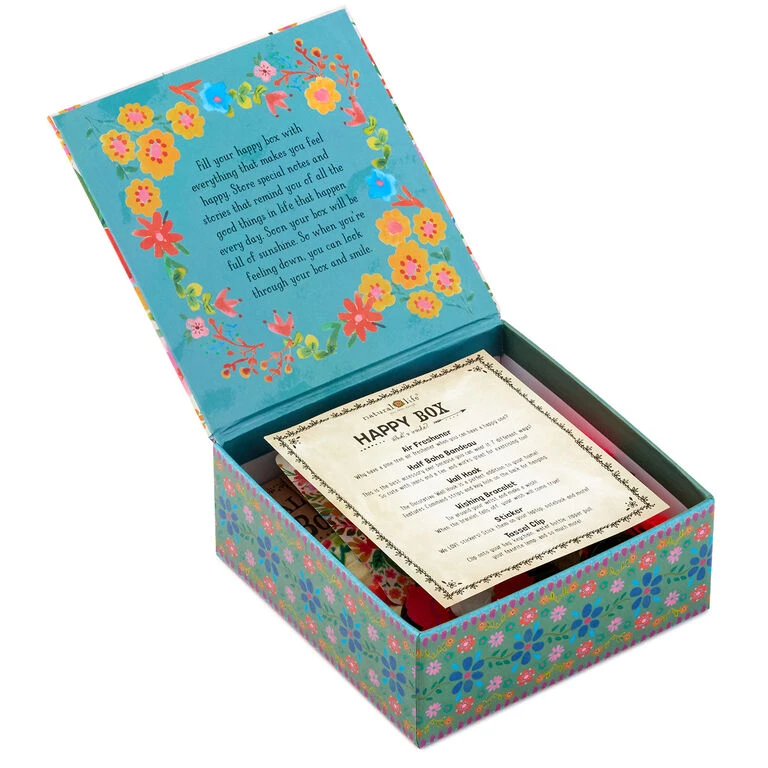 Natural Life Live Happy Floral Happy Box Gift Set, 6 Pieces - Image 3