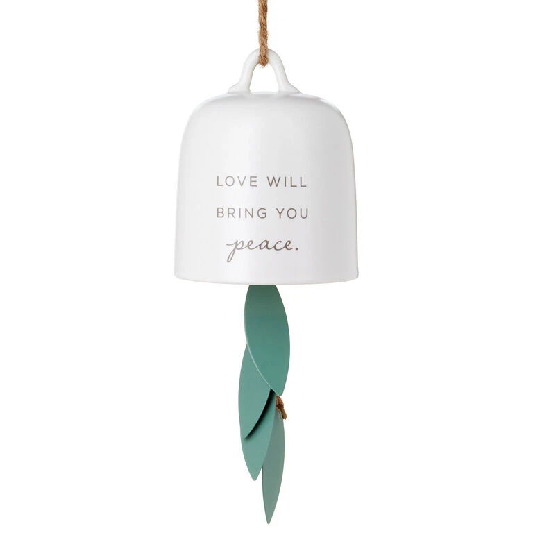 Hallmark Love Will Bring You Peace Ceramic Wind Chime