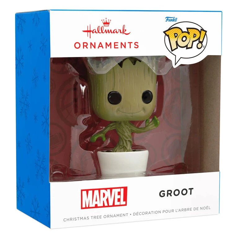 Marvel Guardians Of The Galaxy Groot Funko POP!® Hallmark Ornament - Image 4