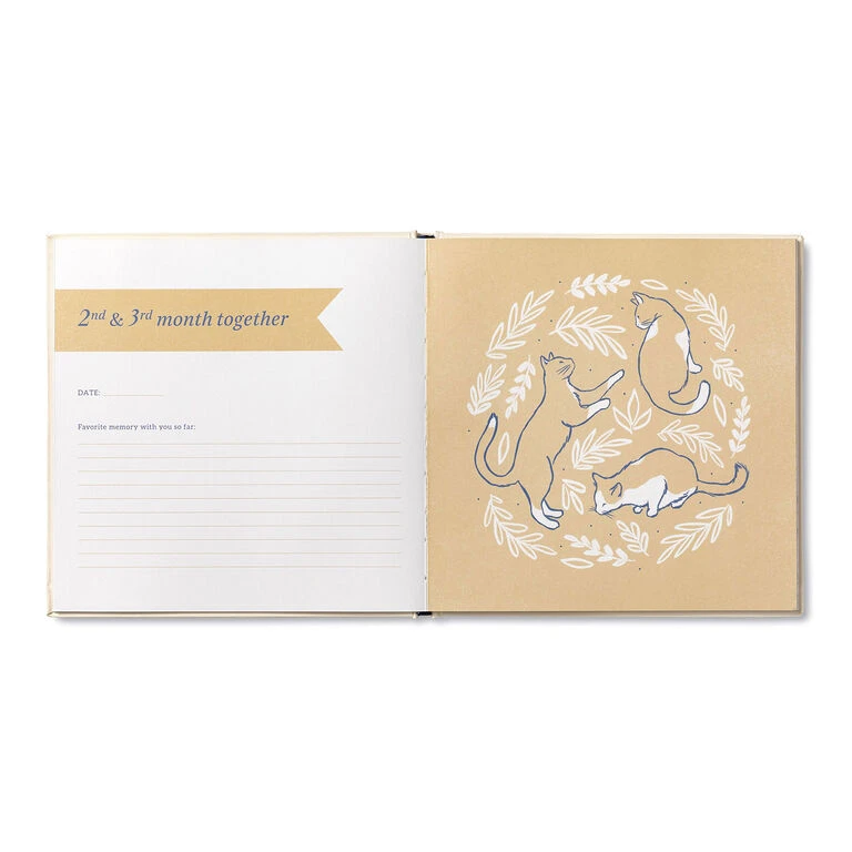 Our First Year Together: A Memory Keeper For Your New Cat Book - Image 4