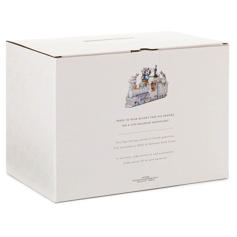 Hallmark Disney 100 Years Of Wonder Mickey And Friends Train Special Edition 2023 Figurine With Light And Sound, 5.63" - Image 4