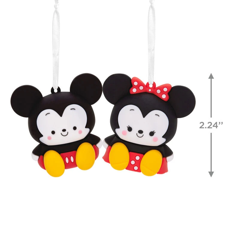 Better Together Disney Mickey And Minnie Magnetic Hallmark Ornaments, Set Of 2 - Image 3