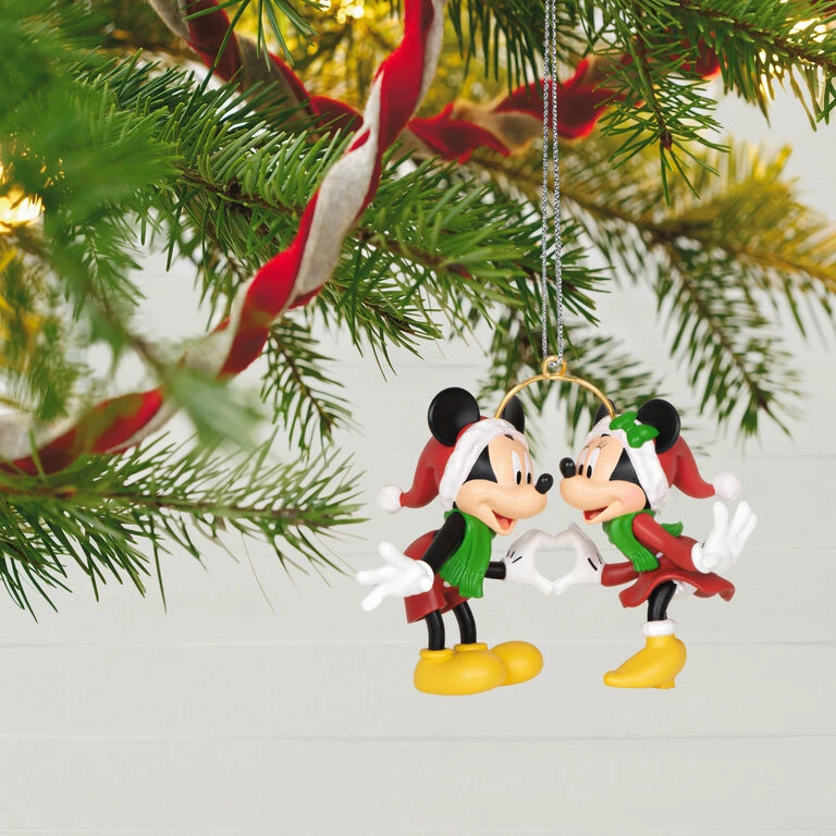 Hallmark Disney Mickey And Minnie A Season Of Love Ornament - Image 2