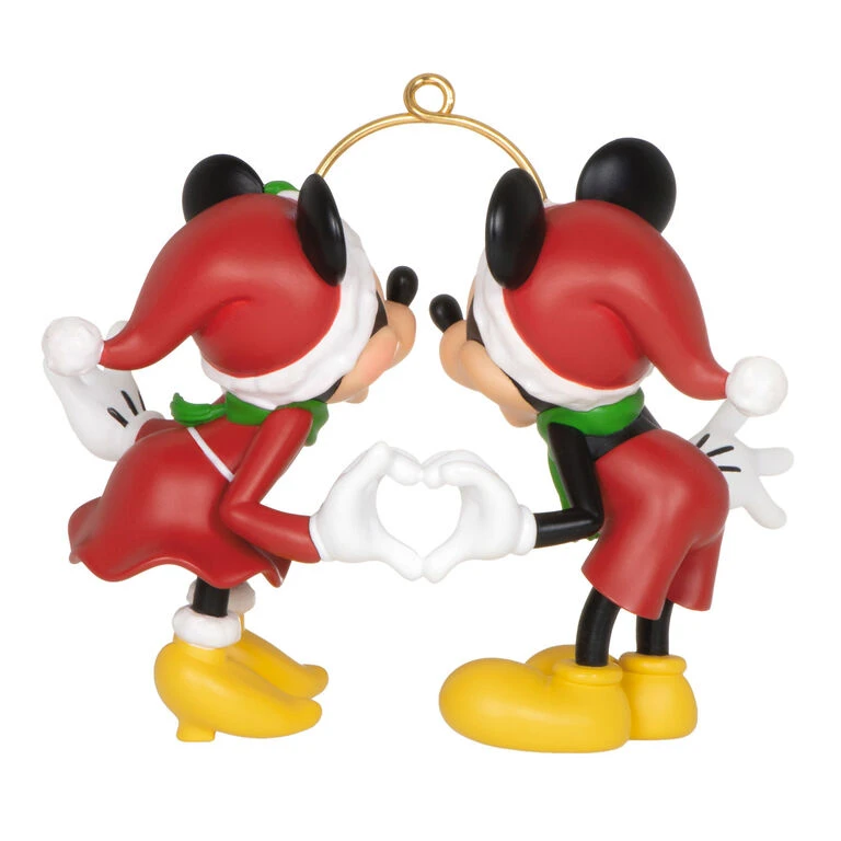 Hallmark Disney Mickey And Minnie A Season Of Love Ornament - Image 6