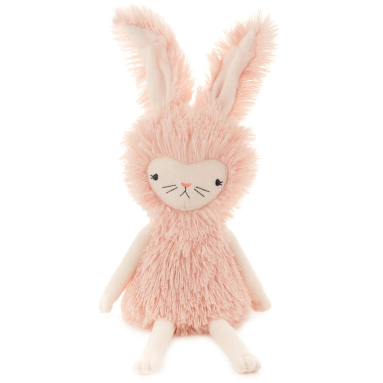 Hallmark MopTops Angora Bunny Stuffed Animal With You Are Loved Board Book - Image 2