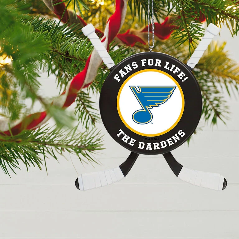 NHL Hockey Personalized Ornament, St. Louis Blues® - Image 2