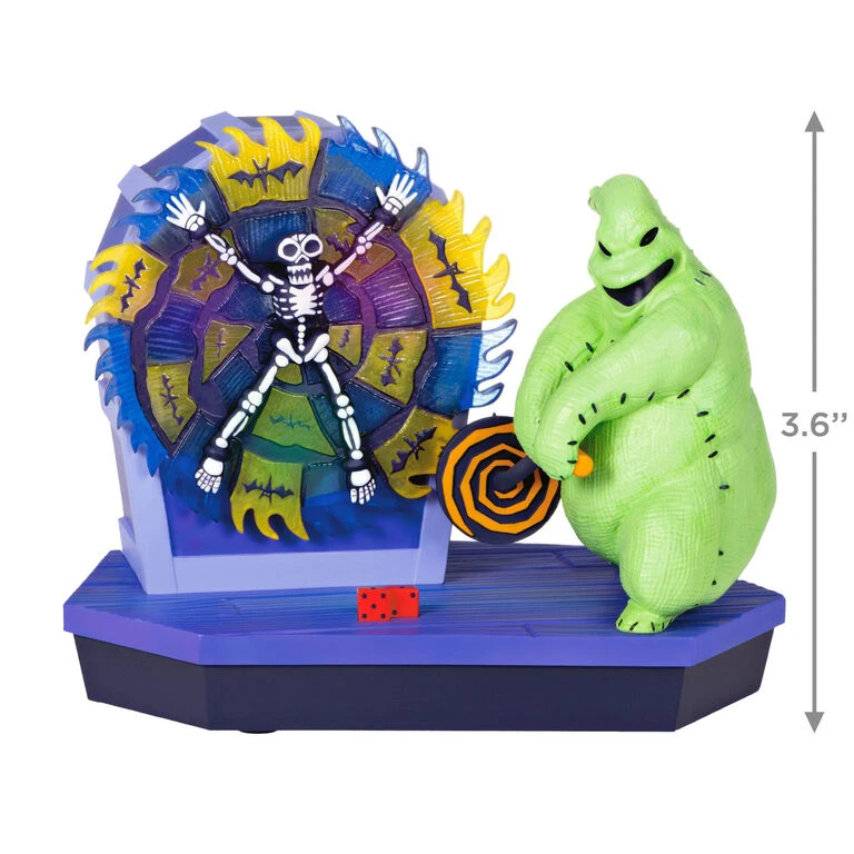 Hallmark Disney Tim Burton's The Nightmare Before Christmas 30th Anniversary Mr. Oogie Boogie Musical Ornament With Light And Motion - Image 3