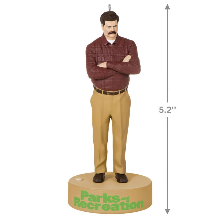 Hallmark Parks And Recreation Ron Swanson Ornament With Sound - Image 3