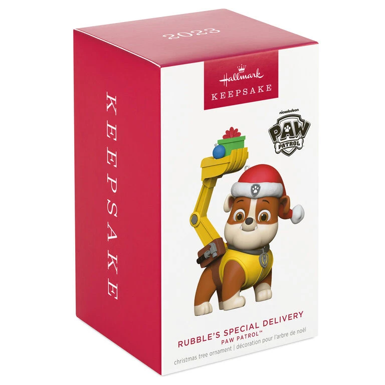 Hallmark Paw Patrol™ Rubble's Special Delivery Ornament - Image 4