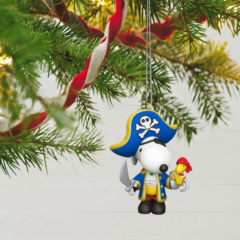 Hallmark Peanuts® Spotlight On Snoopy Pirate Snoopy Ornament - Image 2