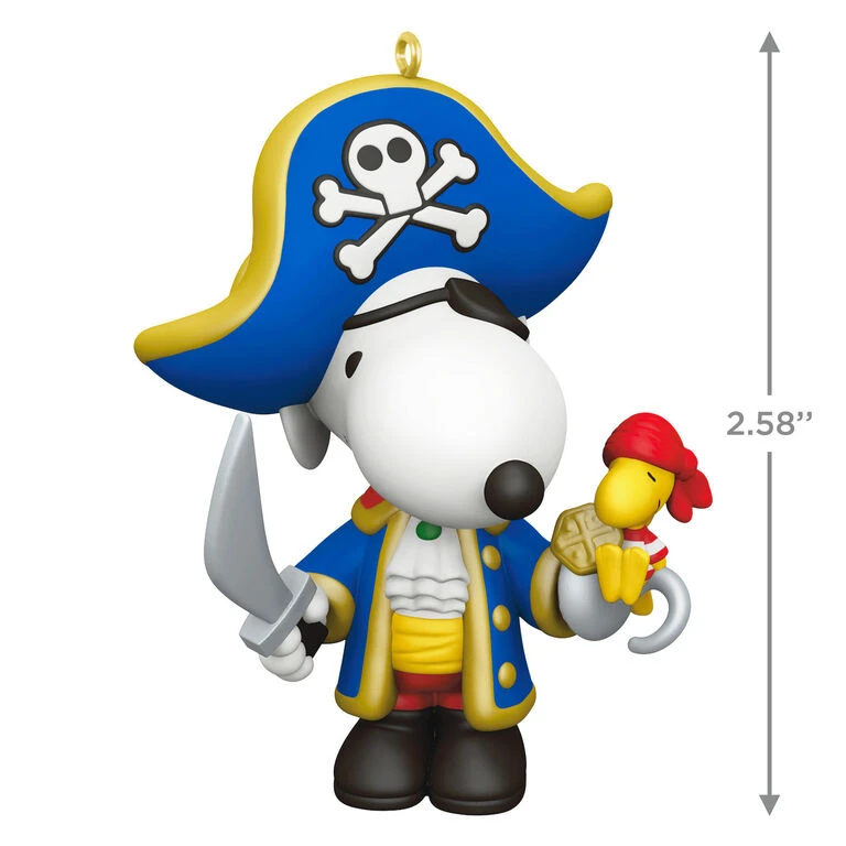 Hallmark Peanuts® Spotlight On Snoopy Pirate Snoopy Ornament - Image 3