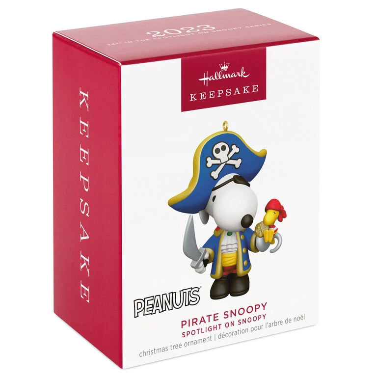 Hallmark Peanuts® Spotlight On Snoopy Pirate Snoopy Ornament - Image 4