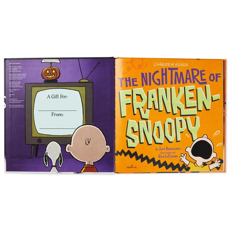 Hallmark Peanuts® The Nightmare Of Franken-Snoopy Book - Image 3