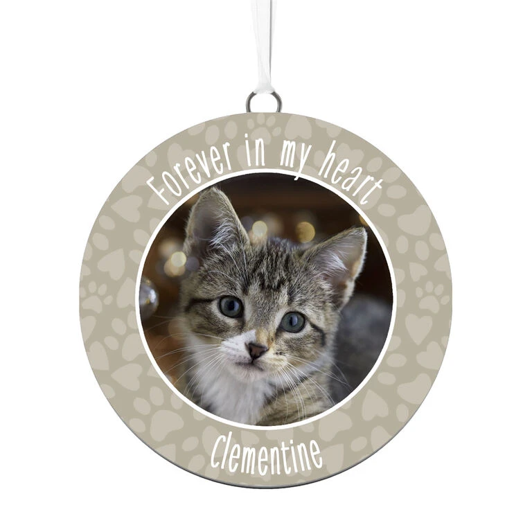 Hallmark Pet Memorial Personalized Text And Photo Ceramic Ornament
