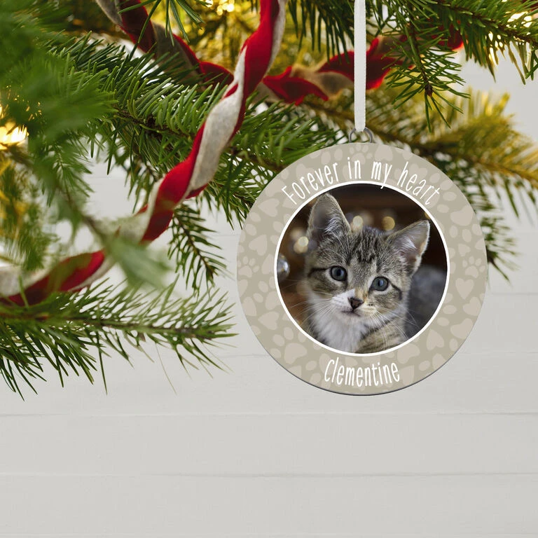 Hallmark Pet Memorial Personalized Text And Photo Ceramic Ornament - Image 2