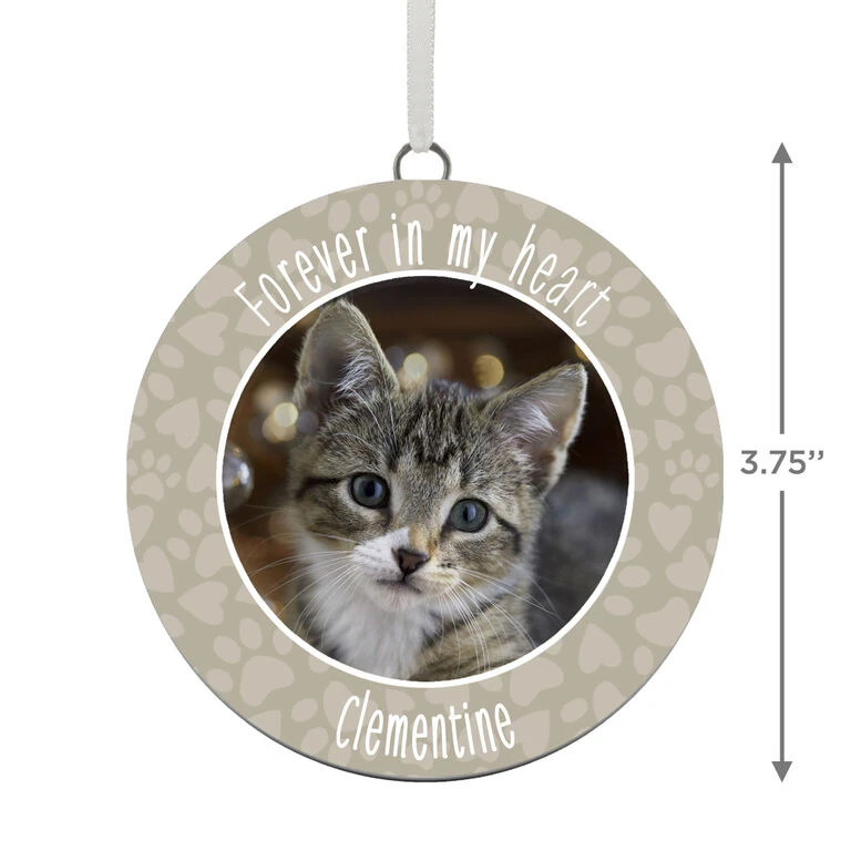 Hallmark Pet Memorial Personalized Text And Photo Ceramic Ornament - Image 3