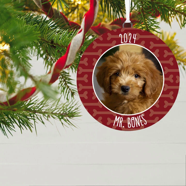 Hallmark Pet Personalized Text And Photo Ceramic Ornament - Image 2